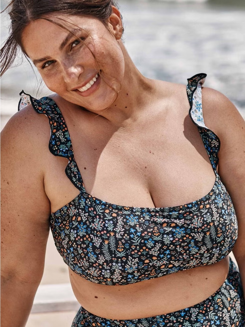 The Ruffle Oasis Bikini Top - Menagerie